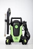 HYDRMOTO Electric Pressure Washer, Certificated, 2500 Max PSI 1.8 Max GPM 2100 Rated PSI, Lightweight, with Foam Cannon and 4 Nozzles, GFCI Plug, for Cars/Fences/Driveways/Patios
