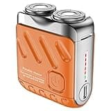 Mini Electric Shaver, Portable Dual Head Razor for Men, Waterproof IPX7, Zinc Alloy, USB Rechargeable Type-C Fast Charge, LED Battery Indicator, Travel-Friendly Design