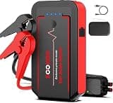 BOOKOO H9 Jump Starter 4500A,Portable Car Battery Jumper Starter for 10L Gas and 8L Diesel Engines,12V Car Battery Charger with Jumper Cables,USB QC 3.0,16V DC Output,3 LED Modes for Car Camping Trip