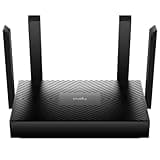 Cudy AX1500 Dual Band Wi-Fi 6 Router, 802.11ax Internet Router, Access Point, 4 5dBi Antennas, MU-MIMO, Beamforming, OFDMA, WPA3, WR1500