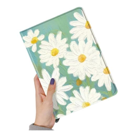 Flower Case for Xiaomi Redmi Pad Se 8.7" Case Flower Pattern Cute Floral Illustrated Printed Cover with Pencil Holder,Color 3