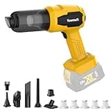 YOWMOFT Handheld Vacuum Cordless with 5 Packs HEPA Filter, Yellow