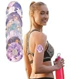 8-Pack Stylish Floral CGM Sensor Patches for Dexcom - Waterproof Boho Adhesive Covers for Women