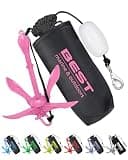 Best Marine and Outdoors Kayak Anchor, 3.5 Pound Anchor System Kit for Kayaks, Canoes, SUP Paddle Boards & Jet Skis, Fishing, Boating & Kayaking Accessories (Pink)