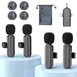Newthor 3 in 1 Mini Wireless Lavalier Microphone for iPhone
