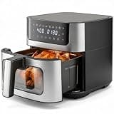 KMFurnila 8-in-1 Air Fryer 6 Quarts Airfryer with Window