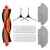 VEWHVBYDK Main Brush Hepa Filter Mop Cloth，Compatible with Xiaomi S10 / S12 / T12 Accessories Vacuum Cleaner Spare Parts Replacement(MHS)
