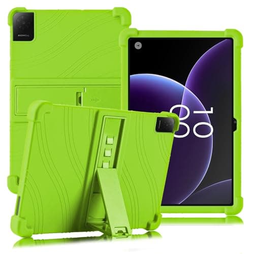 ATOOZ for TCL TAB 10 Gen 4 Tablet Case 10.1 Inch 2026 with PC Stand,Soft Silicone Kids Case for TCL Tab 10L Gen 4 Tablet (8483A) 10.4 inch (Green)