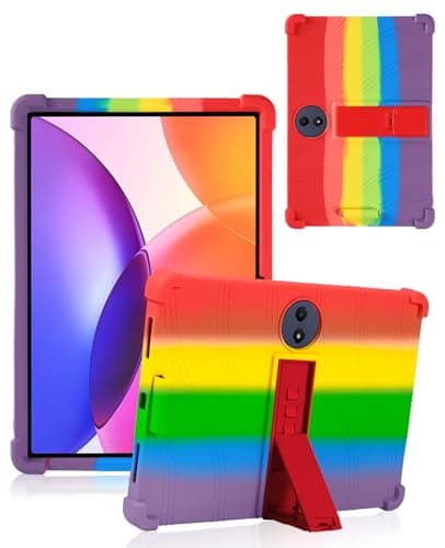 Case Compatible with TCL TAB A1 Plus 12.2 Inch Tablet – Shockproof Silicone Protective Case with Kickstand Anti-Slip, Drop-Resistant Business Style (Blue)