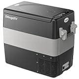 BougeRV 12V Portable Refrigerator Fridge Freezer Portable Car Fridge 53 Quart Electric Cooler12V/24V DC 110~240 V AC for RV Truck Pickup SUV Van Boat Camping Tailgating Road Trip Outdoor Travel