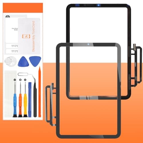 Touch Screen Replacement for iPad mini 6 A2567 A2568 A2569 8.3",for iPad mini 2021(Mini 6th Generation) Touch Screen Panel Digitizer Screen Replacement Full Assembly Repair Kits- Black