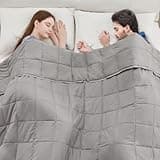 anfie Weighted Blanket King Size for Adults (80"x87" 20lbs Grey),Cooling Heavy Blanket for Sleeping Perfect for 190-210 lbs, Breathable Blanket for Adults & Couple All Season, Machine Washable