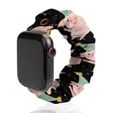 Piglet WithParty Hat Stretchy Solo Loop Soft Watch Bands 38mm 40mm 42mm 44mm Compatible with Apple Watch Series 11 10 9 8 7 6 5 4 3 SE Ultra