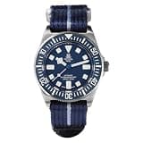 ibenifit Tactical Frog 42mm FX-Diving Titanium Dive Watches for Men, Hangzhou 2565 Automatic Movement, 200M Water Resistant, Sapphire Crystal, Fabric Strap, Luminous Waterproof Watch