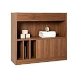 ZMHPLKH Vertical File Cabinet with Storage Wood Filing Cabinets for Home Office Use Modern Executive Storage Cabinet with Doors and Shelves