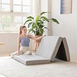 MLILY Twin 3.9 inch Tri-Fold Memory Foam Topper