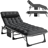 2 Folding Bed with Mattress, Cot Size Foldable Guest Beds, Hideaway Cot for Adults, Portable Fold up Bed with Adjustable Positions for Home, Office, Indoor, Outdoor