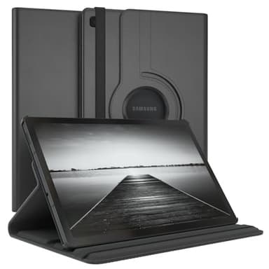 Vultic Rotating Case for Samsung Galaxy Tab S3 9.7 2017 (9.7-inch) [SM-T820/T825/T827], 360 Degree Stand [Auto Sleep/Wake] Folio PU Leather Smart Tablet Cover (Black)