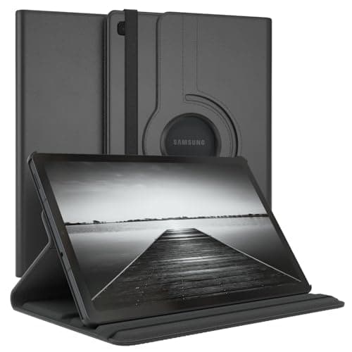 Vultic Rotating Case for Samsung Galaxy Tab S3 9.7 2017 (9.7-inch) [SM-T820/T825/T827], 360 Degree Stand [Auto Sleep/Wake] Folio PU Leather Smart Tablet Cover (Black)