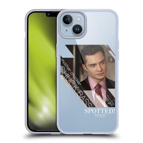 Head Case Designs Officially Licensed Gossip Girl Chuck Graphics Gel Case [Military Grade Protection] Compatible with Apple iPhone 14 Plus and Compatible with MagSafe