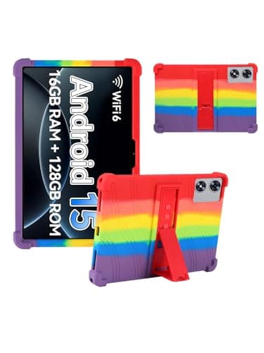 Case for Nexall N90 Tablet 12 Inch, Heavy Duty Shockproof Silicone Protective Cover, Skin-Friendly Anti-Slip Anti-Dust Design, Full Access to All Tablet Ports & Functions,Colorful.