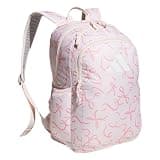adidas Kids Affiliate Backpack – School Bag for Girls and Boys, 27L, Bow Print Pink Tint/Pink Tint, OSFA