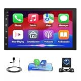 Car Stereo Radio Compatible for Nissan Sentra/Sylphy 2007-2012 with Carplay Android Auto GPS Navigation 7in Touchscreen Car Radio Player with WiFi RDS Radio Bluetooth SWC Mirror Link + Backup Camera