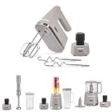 Dash Cordless Collection Complete Bundle | Rechargeable Kitchen Appliance Set with Food Chopper, Personal Blender, Immersion Blender, Hand Mixer, 4 Batteries, 4 Charging Stands