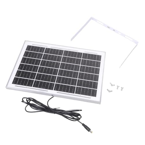 1Set Efficient Solar Energy Panel 12V for Outdoor Power Supply and Standard Connection Wide Compatibility Outdoor Solar