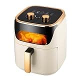 Air Fryer, Fully Automatic Multi-Function Electric Fryer with Visual Window, Large Capacity for Household Cooking, Ideal for French Fries and More