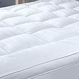 Queen Cotton Mattress Topper, 1200 GSM Extra Thick Plush Mattress Pad, Soft