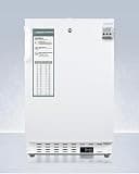 Summit Appliance Accucold 20” Refrigerator, 3.32 cu.ft. Capacity, Undercounter, Built-in, ADA Compliant, External Temperature Readout, White - ADA404REFALLHD (Left Handed Door Swing)