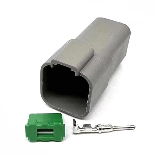 1 Set 2P/3P/4P/6P/8P/12 Pin Connector Water Proof Electrical Male Female Plug for Car Motor Truck DT06-2S DT04-2P(4 Pin Male)