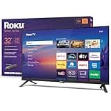 Roku Smart TV 2026 – 32-Inch Select Series, 720p HD TV – Roku TV with Voice Remote, Flat Screen LED Television with Wi-Fi for Streaming Sports, & Movies, Bluetooth Headphone Mode (Renewed)