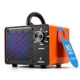 HHGM 198,000mg/h Dual-Fan Ozone Machine Generator High Capacity Ozone Odor Eliminator Odor Removal Air Purifier Ionizer & Deodorizer for Car, Home, Smoke, Pets, Industrial, Basement, Commercial