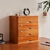 YHdtUO Solid Wood Desktop File Cabinet Lockable Drawer File Box Office Supplies Storage Flat File Storage S,A-4 Layer