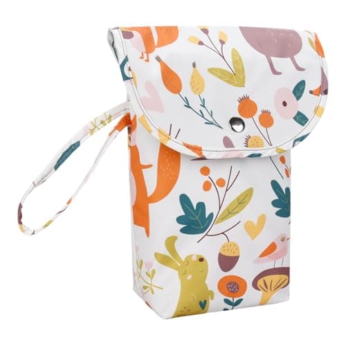 YPBEW Caring Portable Diaper Bag with Large Capacity Oxfords Fabric Storage for Travel Diaper Bag