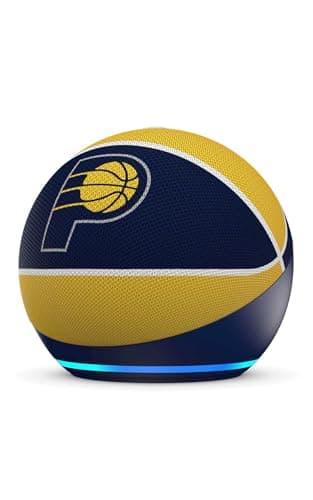 Amazon Echo Dot (newest model) | Officially Licensed NBA Limited-Edition | Indiana Pacers