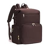 CEI-CEI Neoprene Diaper Bag Backpack with Insulated Pockets, Large Newborn Baby Maternity Bags Travel Tote with Changing Pad