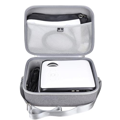 Hard Storage Case for HAPPRUN Projector, Travel case for Native 1080P Bluetooth/Aurzen EAZZE D1G/D1 Projector - Tourmate (Box for Sale) (Hemp Gray)