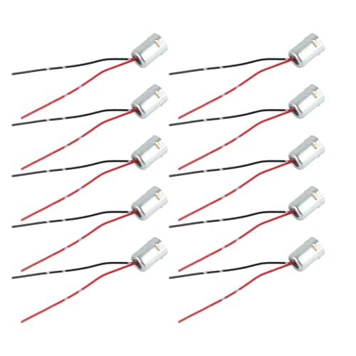 1156 Bulb Holder 10PCS 1156 Bulb Socket LED Turn Signal Light Holder with 3.5in Pigtail DC 12V Flexible Heat Rustproof for 1156 Bulbs