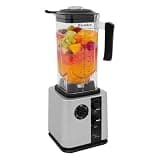 Commercial Blender, 2200W Smoothie Machine, Professional High-Speed Ice Crusher with 5 Speed Settings, Dual Scale Measurement for Smoothies and Sauces