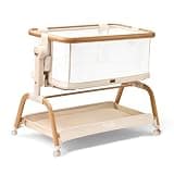 Tinyiota 3 in 1 Baby Bassinet,Rocking Bedside Crib Sleeper for Newborns