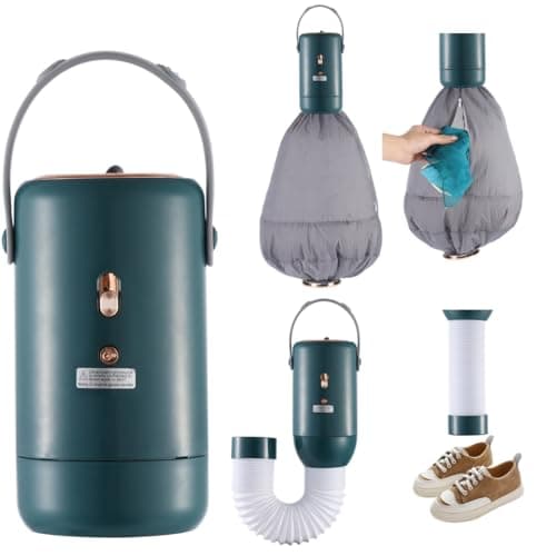 Mini Dryer with Telescopic Tube, 3-in-1 Dryer Heater Ultraviolet Lamp, Portable Clothes Drying Machine for Home and Travel, Multi Function Dryer for Underwear, Swimwear, Socks, Pet Dogs