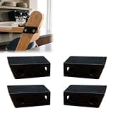 Compatible with Abiie Beyond Junior Y Highchair Tray Brackets ，Made from Durable PETG Material for Enhanced Stability and Secure Fit,4-Pack