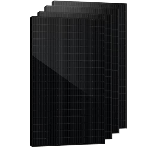 SAKETE Solar Panel 2000 W - N-type Full Black Solar Module with N-type Half Cells, Suitable for Balcony Power Plant, 500 W PV Panel 4
