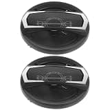 TOGEVAL 1 Pair 6 Inch Car Speakers 35w Continuous Power 600w Max Coaxial Loudspeakers with Deep Bass and Quick Installation for Car Audio System