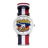ZMYAPQO Ecuador Flag 2026 Soccer Football Watches for Men
