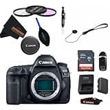 Canon EOS 5D Mark IV DSLR Body (w/Sunshine Basic Accessories Bundle)