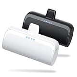 [2 Pack]Mini Portable Charger for iPhone 5200mAh,20W PD Fast Charging Power Bank for iPhone, Ultra-Compact Battery Pack Travel Portable Phone Charger Compatible with iPhone 14 13 12 11 X 8 7 6 Series